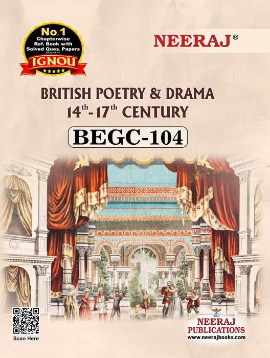 BRITISH POETRY AND DRAMA - 14TH-17TH CENTURY